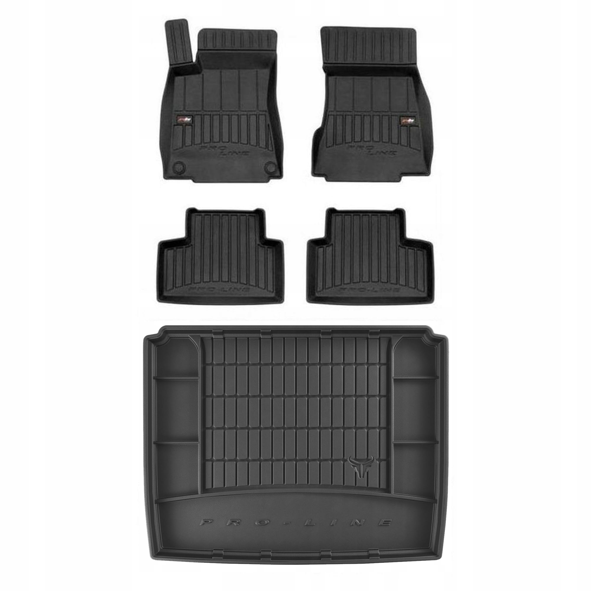 SMK Set de alfombrillas de goma y alfombrillas de maletero para Mercedes-Benz GLB X247 desde 2019 Mejora la comodidad de tus viajes con la alfombrilla antideslizante para coche 3D- alfombrillas para t