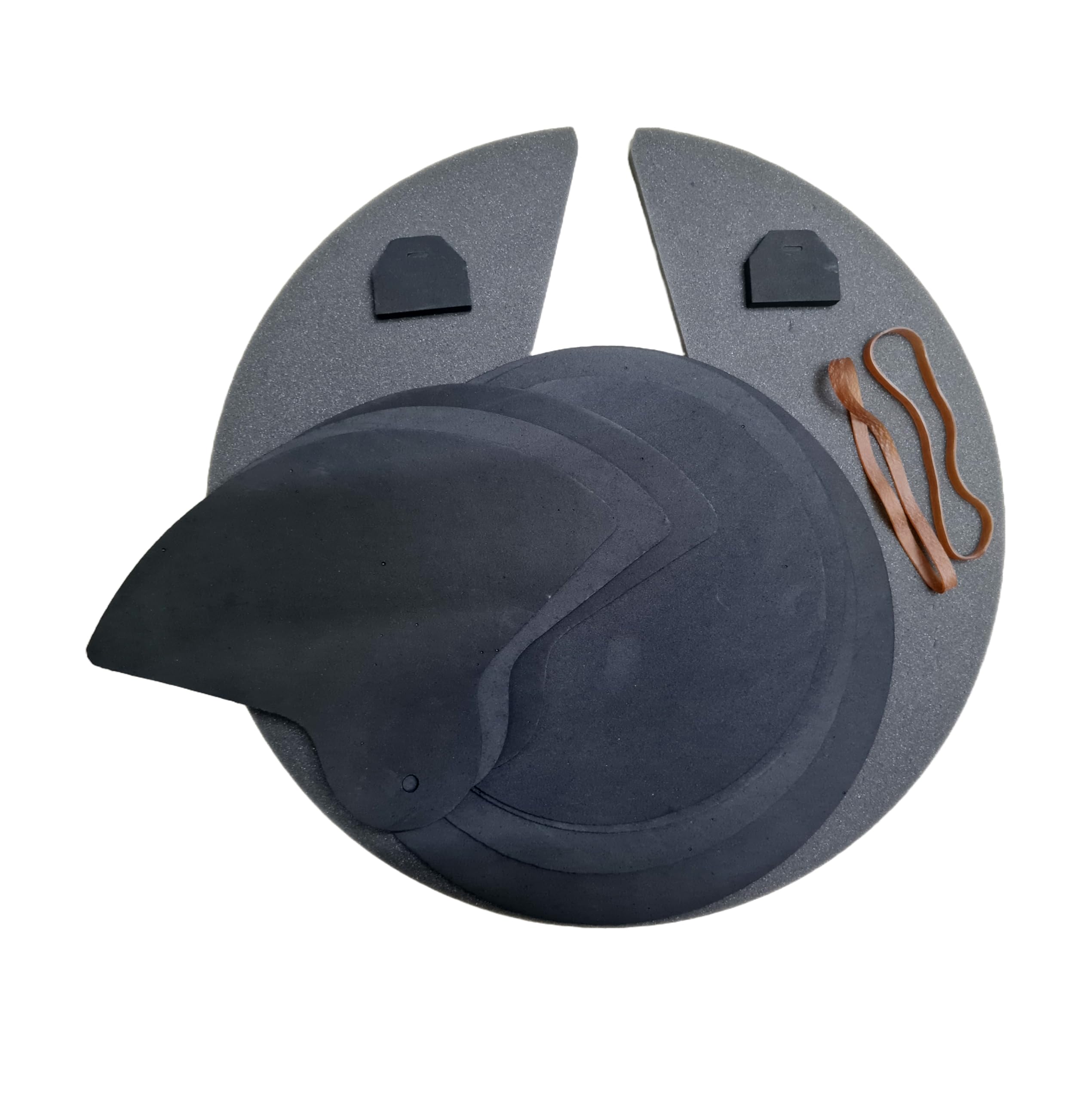 Softline Pro SP DMP12 Drum Mute Pads Set 12 Pieces With Cymbal Pad + Hi hats Set Pad, Foam Drum Silencer Pads, Fit 12”, 14”, 16", 22" (Drum Mute Pad Pack)