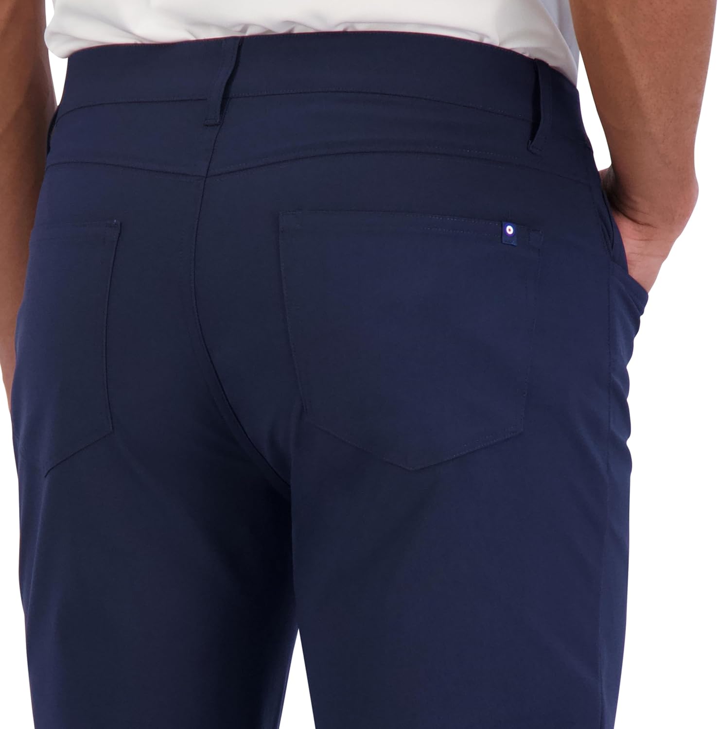 Ben Sherman Men's Performance Golf Pants – Four-Way Stretch, Quick-Dry, Wrinkle-Resistant Casual Pants, Deep Navy, 36 X 30 - Image 4
