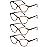 HEEYYOK Women Reading Glasses 4 Pack 1.75 Cateye Readers Glasses Reading Comfort Spring Hinge(4 Pack Color-C2, 1.75, x)