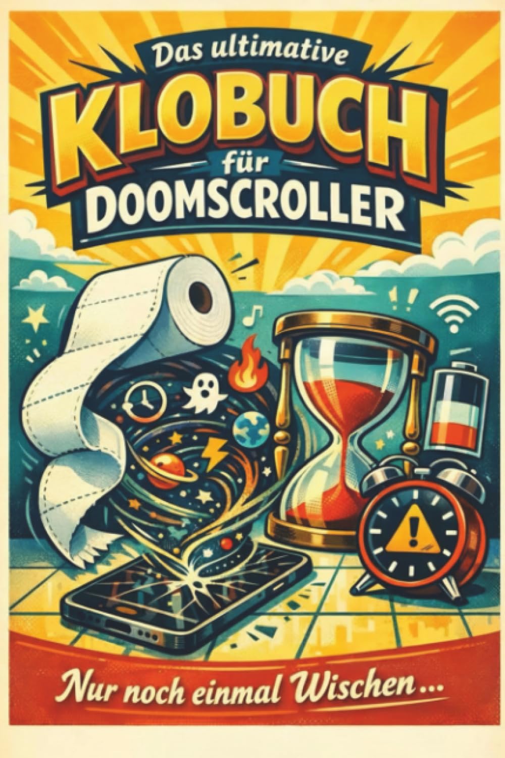 Das ultimative Klobuch für Doomscroller: Nur noch einmal Wischen ... Lustiges Geschenk mit Lifehacks, Fun Facts und Geschichten