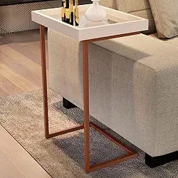 Mesa de Canto Perola/Bronze 4774 - Jb Bechara