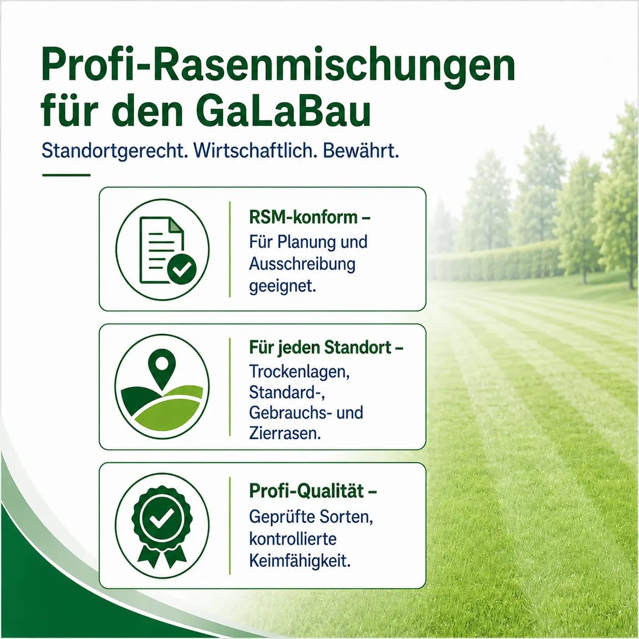 Kiepenkerl RSM 1.1.1 Zierrasen mit Lolium perenne 10 kg Papiersack
