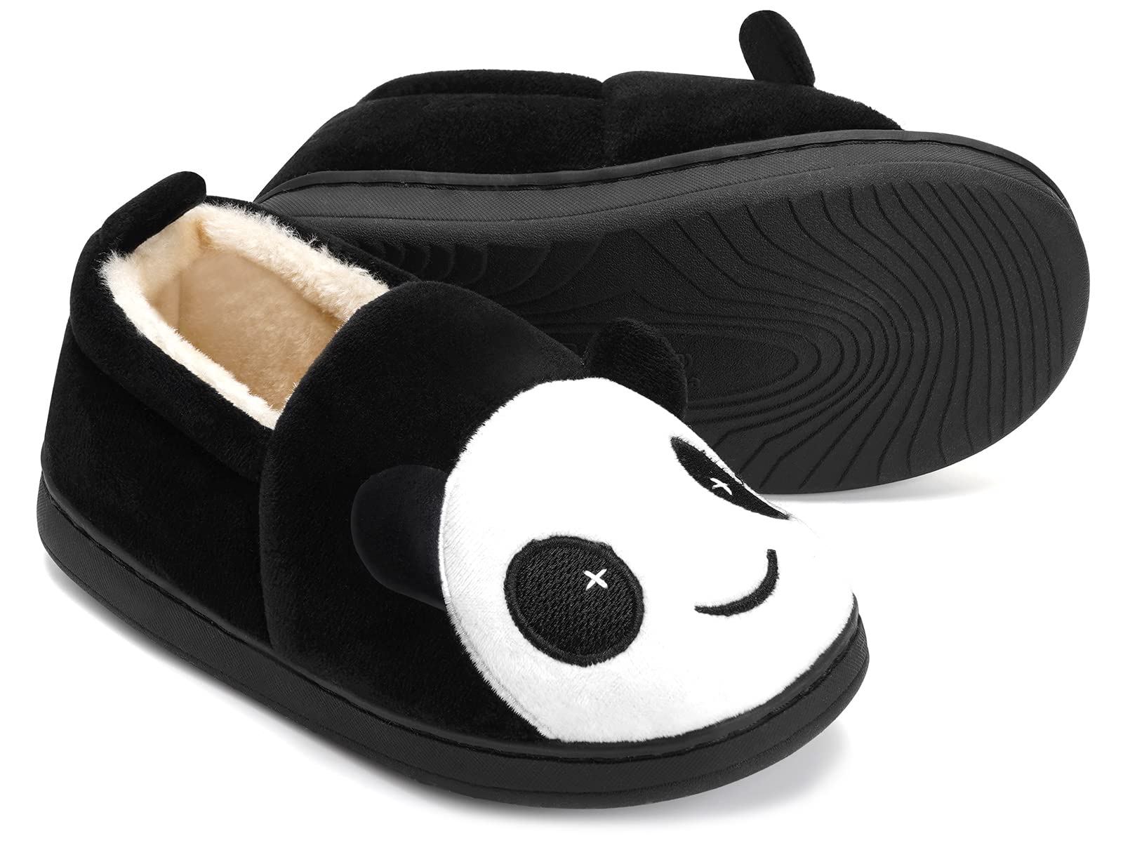 KVbabby Pantofole Bambino Invernali Pantofole Ragazze Ciabatte Bambine Warm Scarpe di Cotone Antiscivolo Interne Slipper Donne Panda Comode