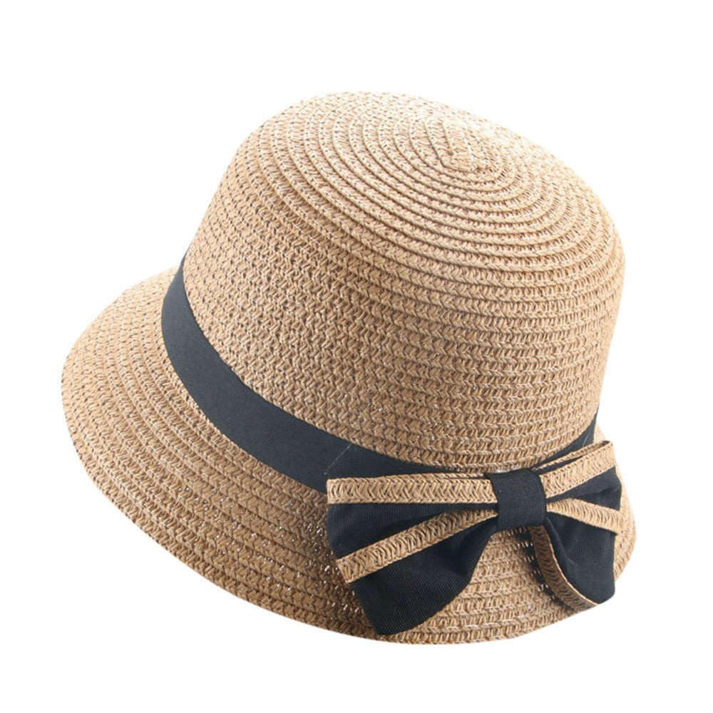 pingtr Sombrero del bebé niña y niño,Sombrero de Paja el Verano Playa de la Boda Fiesta Sombrero Sol del Gorra del Pescador Bebe del Vaquero