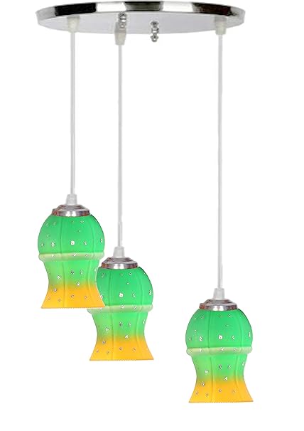 Nogaiya Glass Ceiling Lamp (Multicolor)