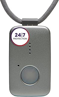 Medical Guardian MGMini | Medical Alert Device for Seniors | Water-Resistant, Emergency Call Button, 24/7 Monitoring, Step Counter, GPS Tracking | Monthly Subscription Required | Silver