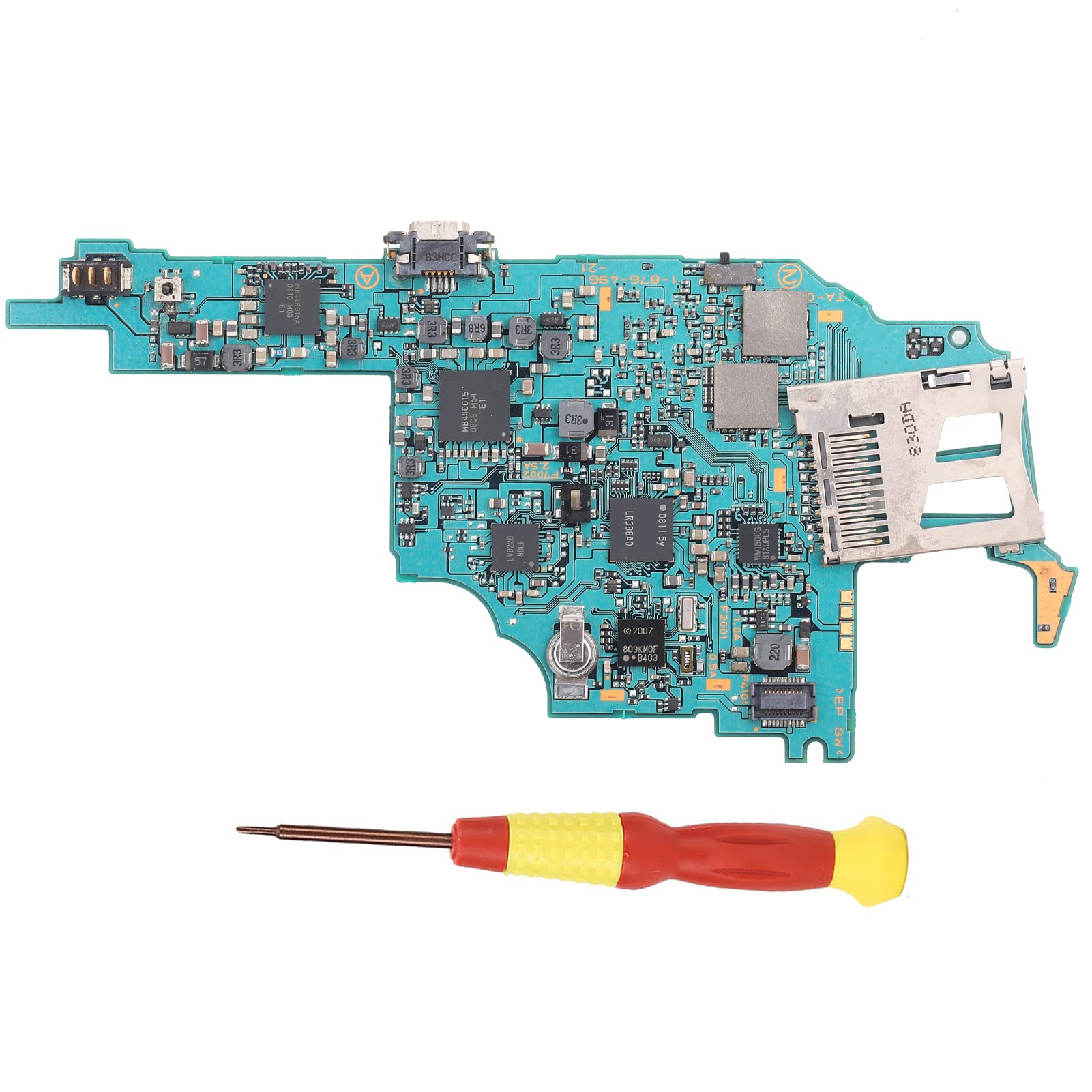 Placa base de repuesto, placa de circuito para reparaci¨®n de consola 2000, incluye herramientas de destornillador para bricolaje [Not Machine Specific]