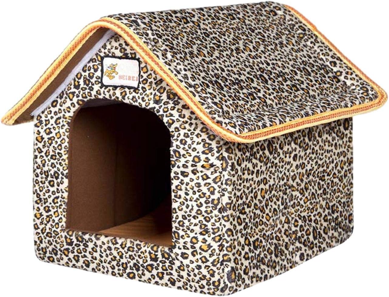 N/J Outdoor Pet House Weatherproof Pet Houses for Cats Outdoor Indoor