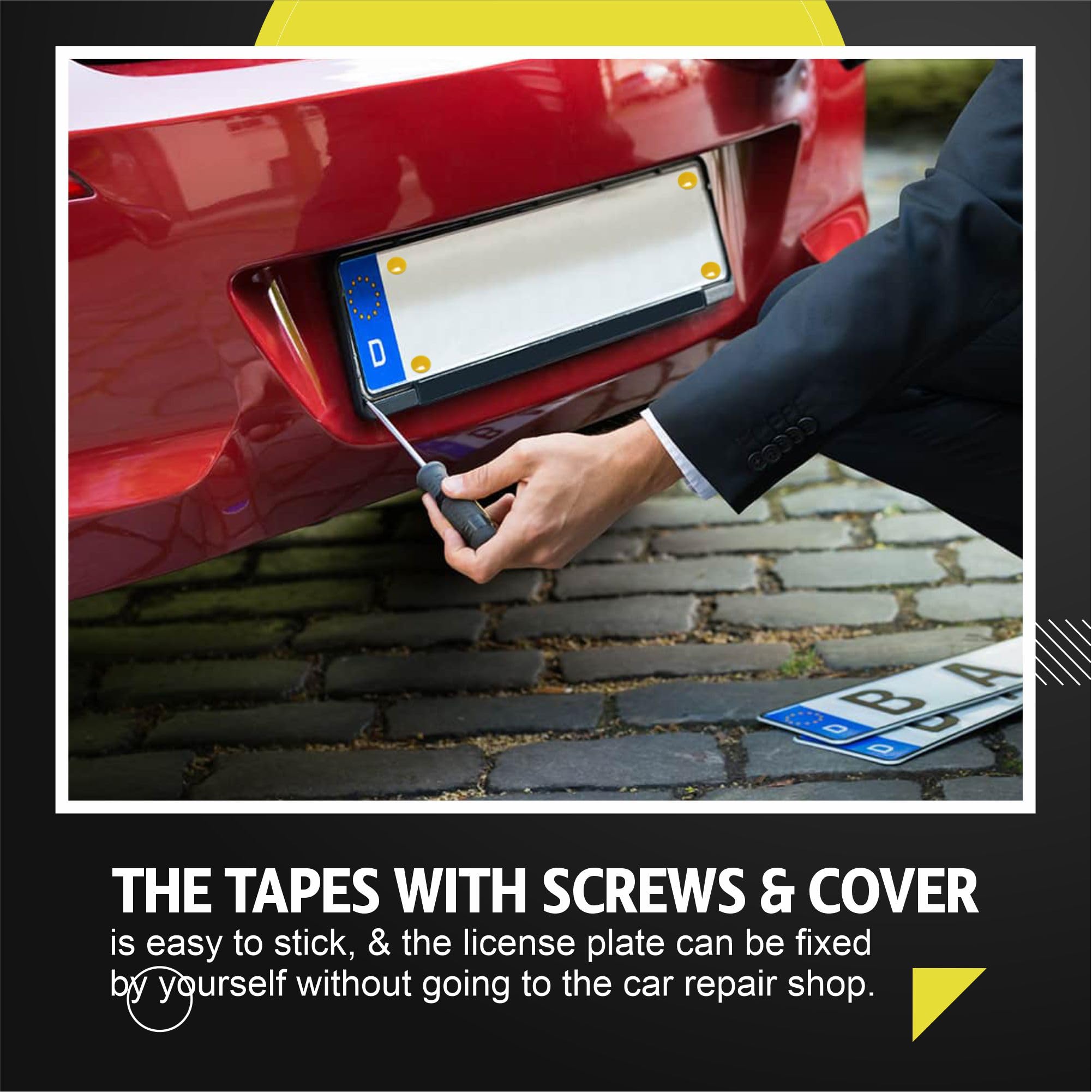 Viti Di Sicurezza Kit Di Tappi A Vite Per Targa, Resistenti Alla - Foto 8