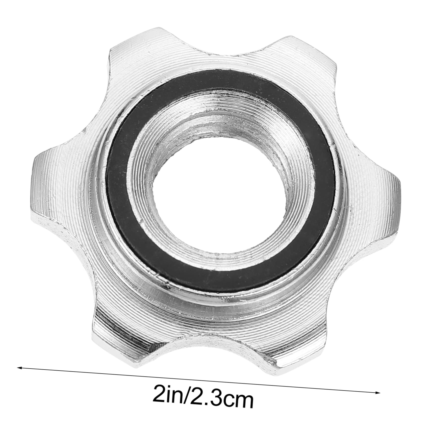 OUNONA Weight Lifting Barbell Lock Collars Dumbbell Bar Clips Collars for Barbell Bars