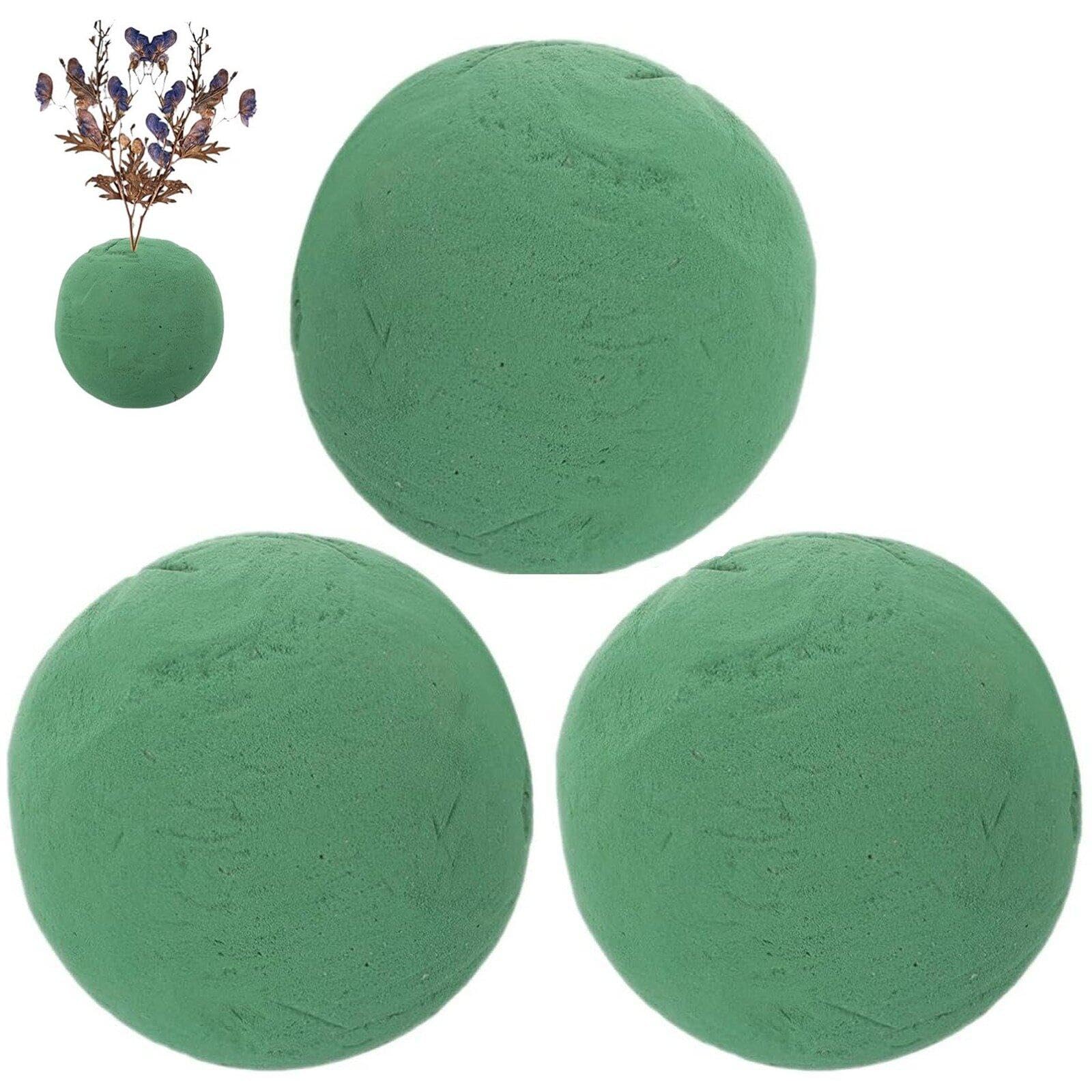 Blocs de mousse florale ronde 15 cm et mousse de fleuriste vert pour fleurs