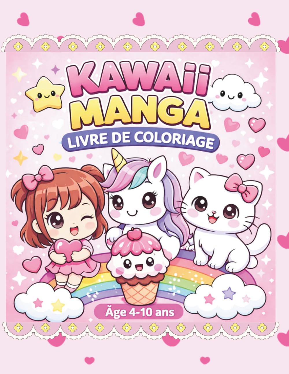 KAWAII MANGA LIVRE DE COLORIAGE