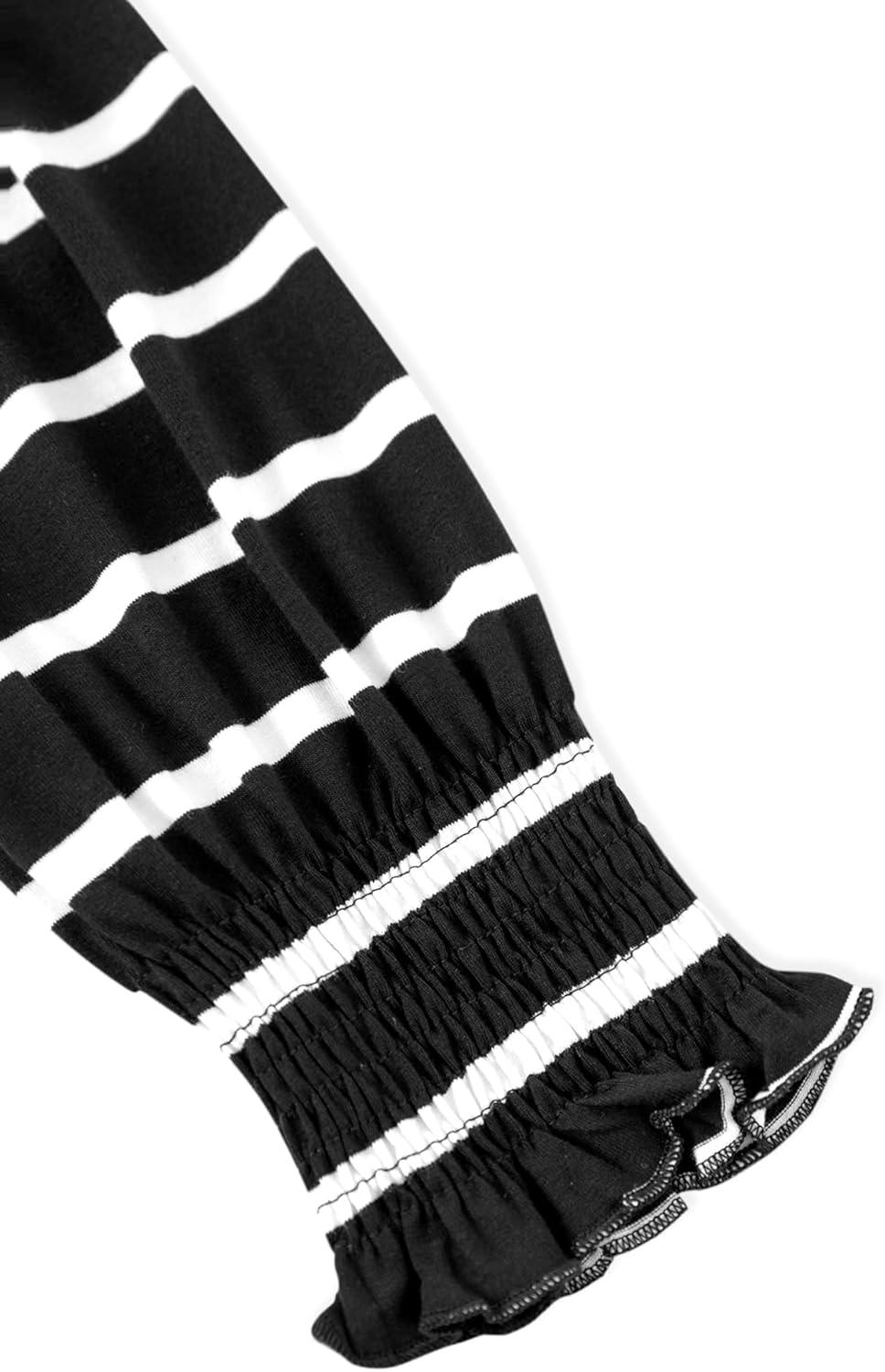 LilyCoco Striped Shirt Women 3/4 Sleeve Boat Neck Casual Tunics Loose Fit T Shirt - Image 5