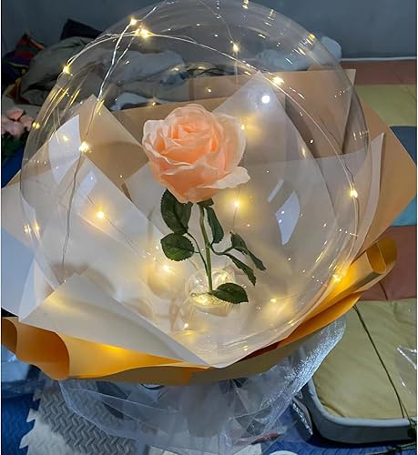 Miniatura 4 de Juego de 30 soportes grandes de globos transparentes de 27 pulgadas con copas, soportes largos reutilizables para globos de 10 a 30 pulgadas, varios