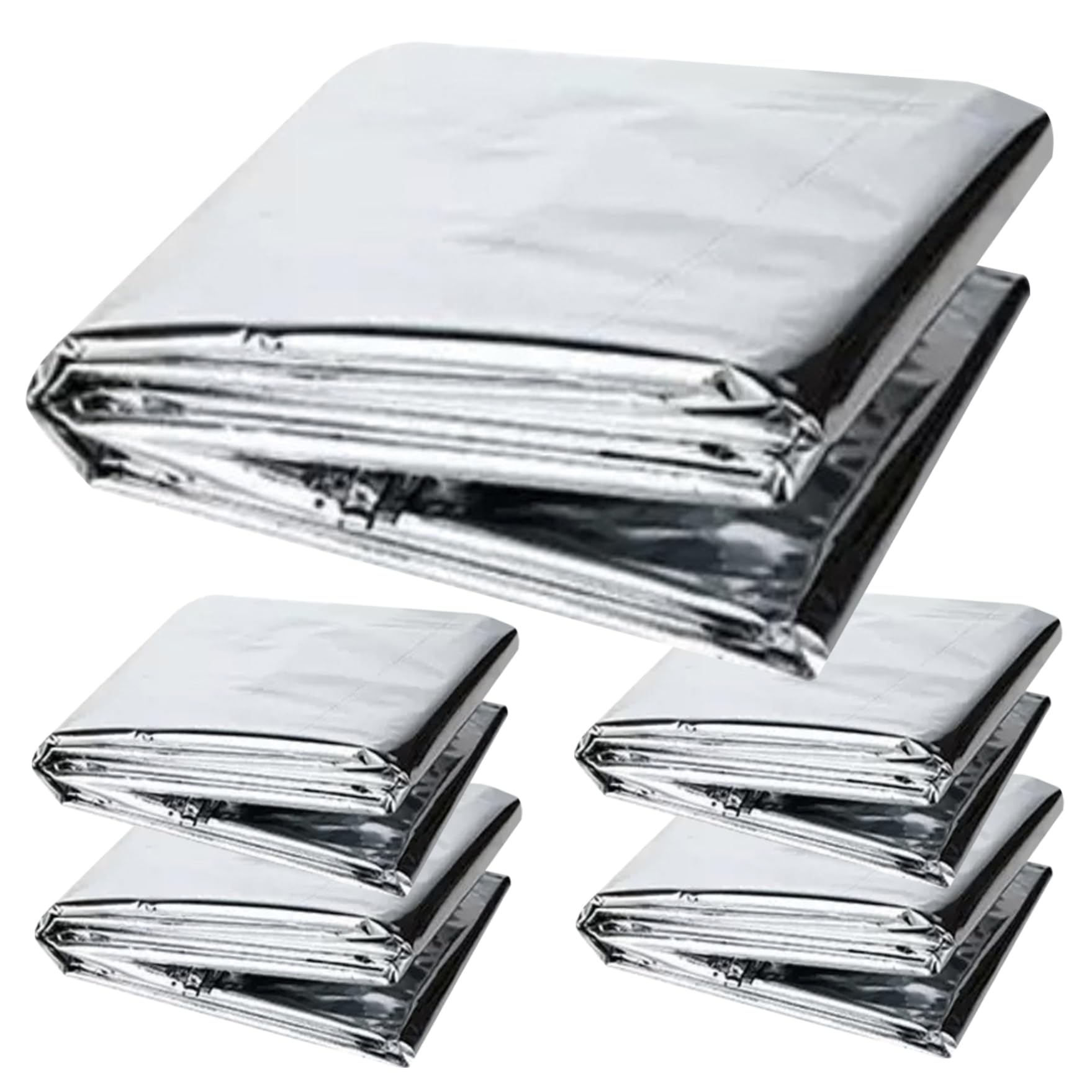 Jualyue 3Pcs Green House Plastic Covering 5x7ft Reflective Greenhouse Plastic Sheeting Tear-Resistant Emergency Blanket for Plants Grow Room Camping Simple Tent