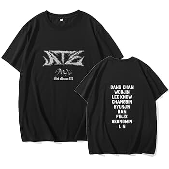 Amazon.com: Qaedtls Stray Kids Shirt Album Ate Merch Tshirt