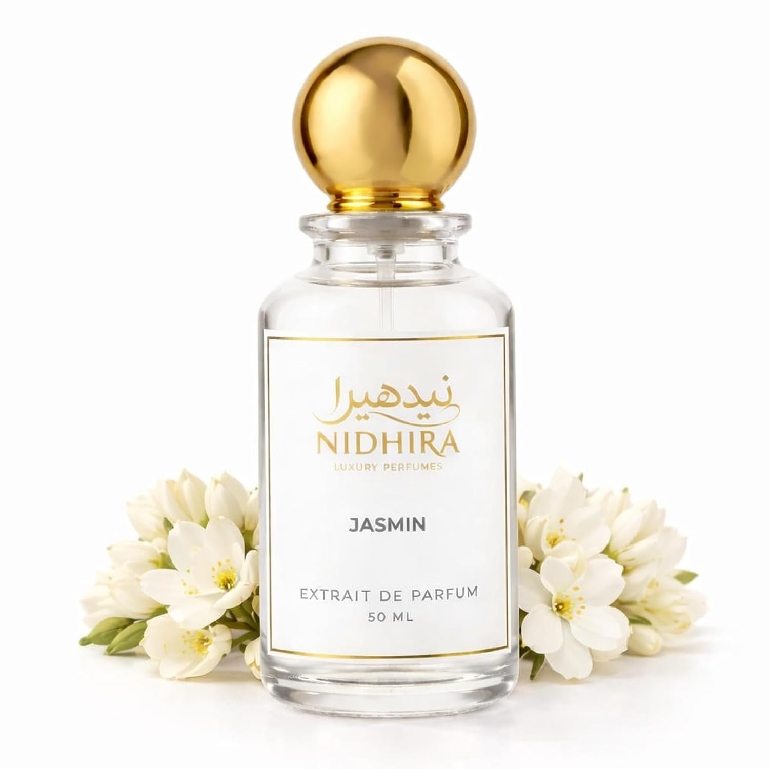 NIDHIRA Jasmin Extrait De Parfum 50ml | Long Lasting Premium Floral Fragrance for men & women | Luxury Imported Perfume Oi... - Review, Price and Buying Guide