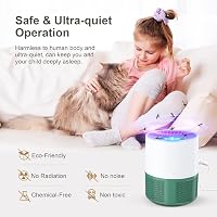 Bubbacare Elektromos Rovarcsapda - UV Fényes Szúnyog- és Légyirtó, Hordozható USB Rovarölő Lámpa Otthonra, Kempingezéshez, Kertbe 3