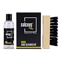 SALCEUS Quick Shoe Cleaning Kit | All-Purpose Shoe Cleaner Solution with Medium Bristle Brush | White Shoes Cleanser for Sports Shoes, & More | Cleaning Kit | Easy Shoe Care & Stain Removal gallery image