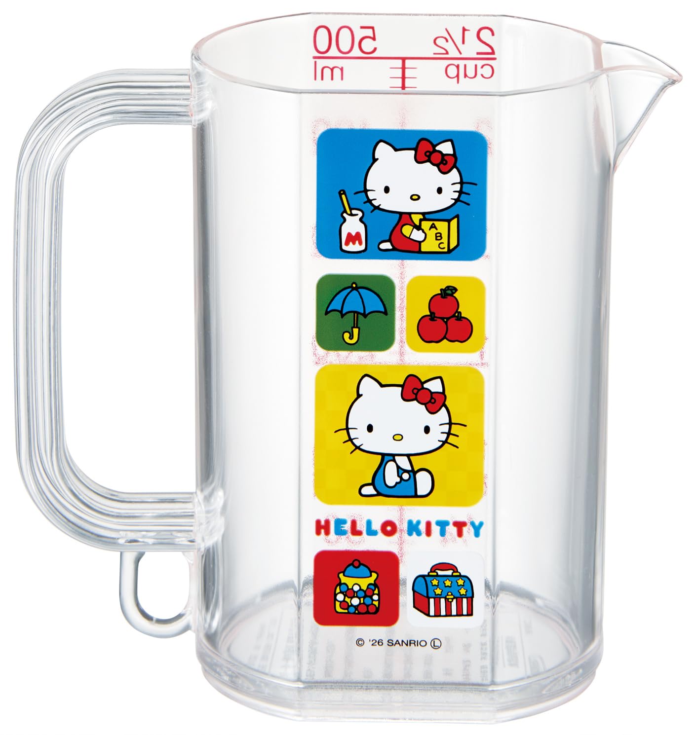 サンリオ ハローキティ メジャーカップ [500ml] 計量カップ Amazon｜スケーター(Skater) メジャーカップ 500ml 計量カップ