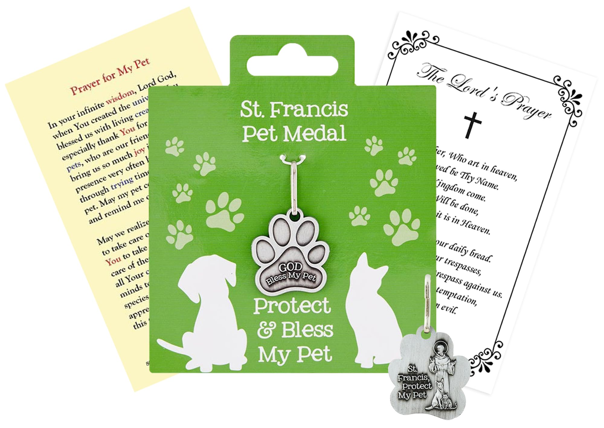 Snapklik.com : St Francis Dog Tag - Laminated St Francis Of Assisi ...