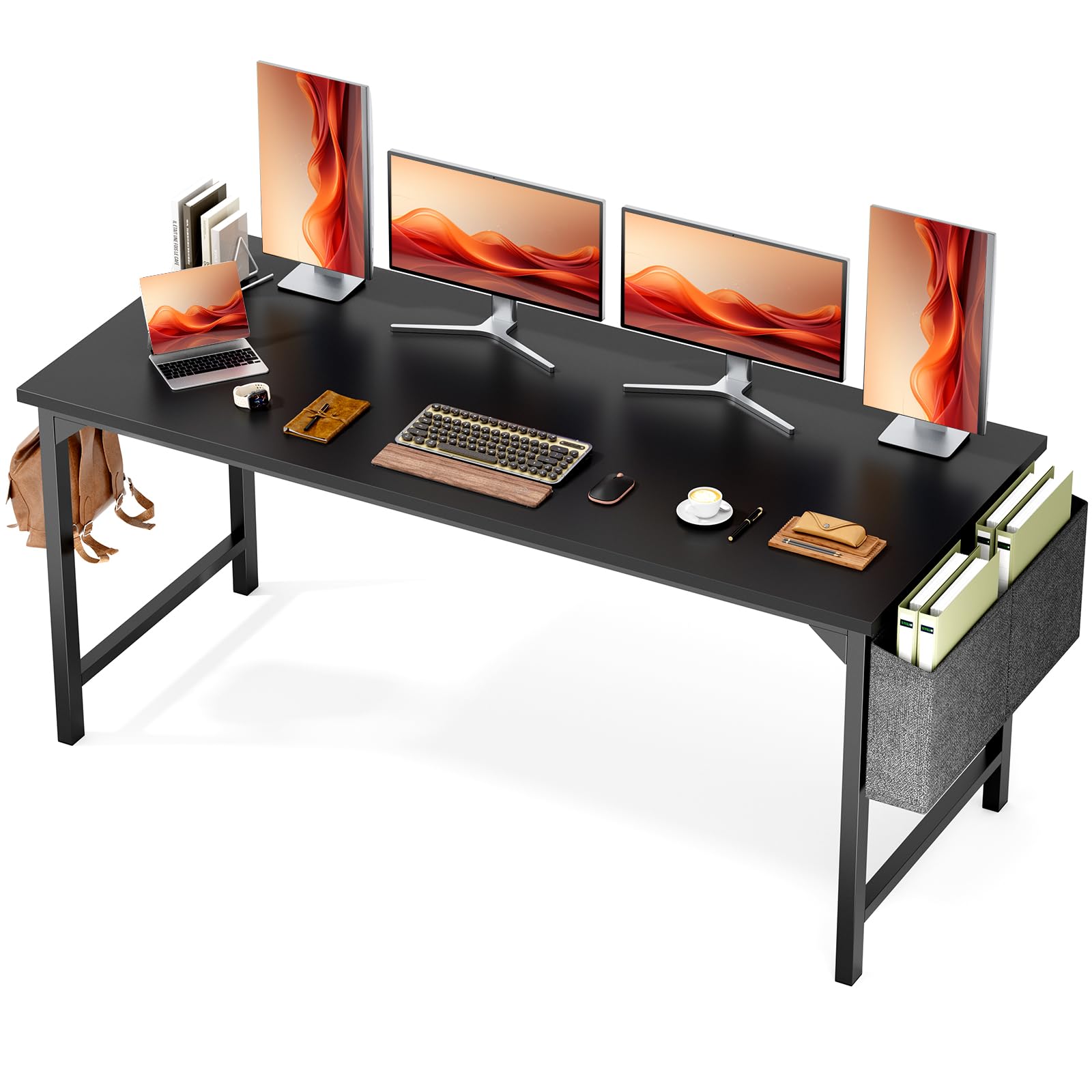 Amazon.com: DUMOS 63 inch Computer Desk Writing Study Work Office