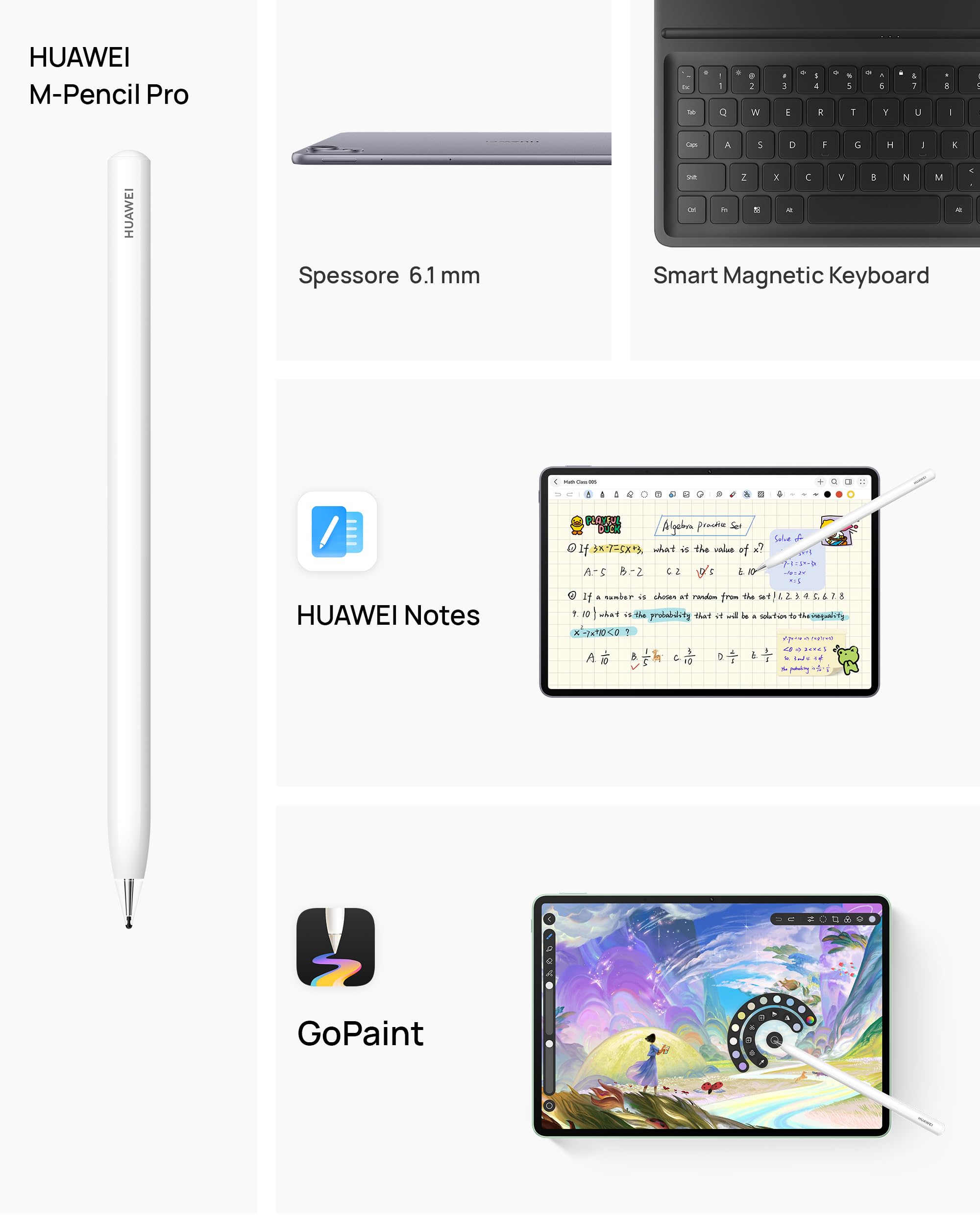 HUAWEI MatePad 11.5 S 2026 Tablet con Display PaperMatte ultra-luminoso 2.8K 144Hz, 12+256GB, Batteria da 8800 mAh, SuperCharge 40W, WiFi 6+, Bluetooth 5.2, M-Pencil Pro, Garanzia di 30 mesi
