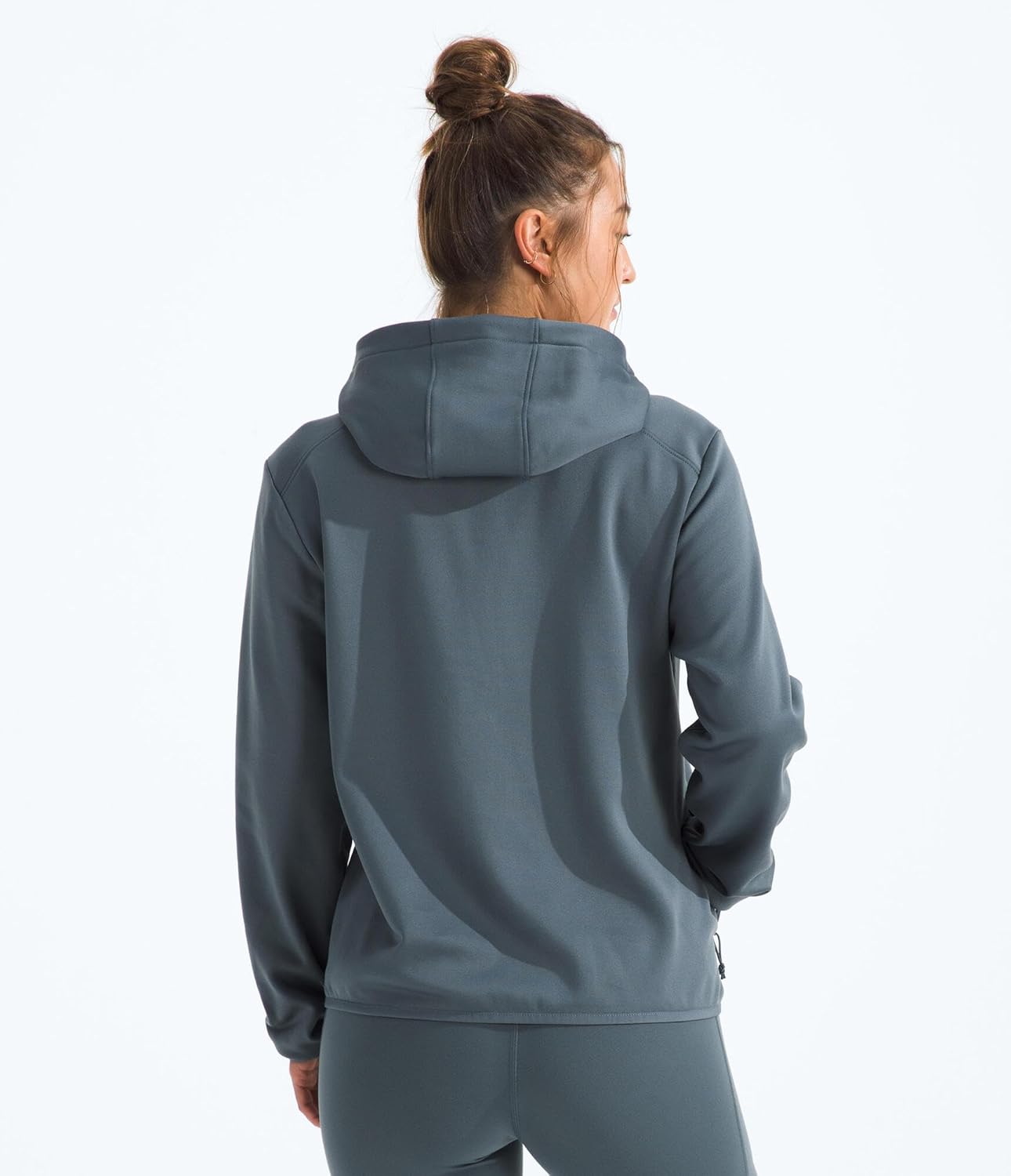 THE NORTH FACE Women's TNF Performance Fleece Full Zip Hoodie | Lightweight Hooded Top, Elastic Binding & Zip Pockets - Image 4