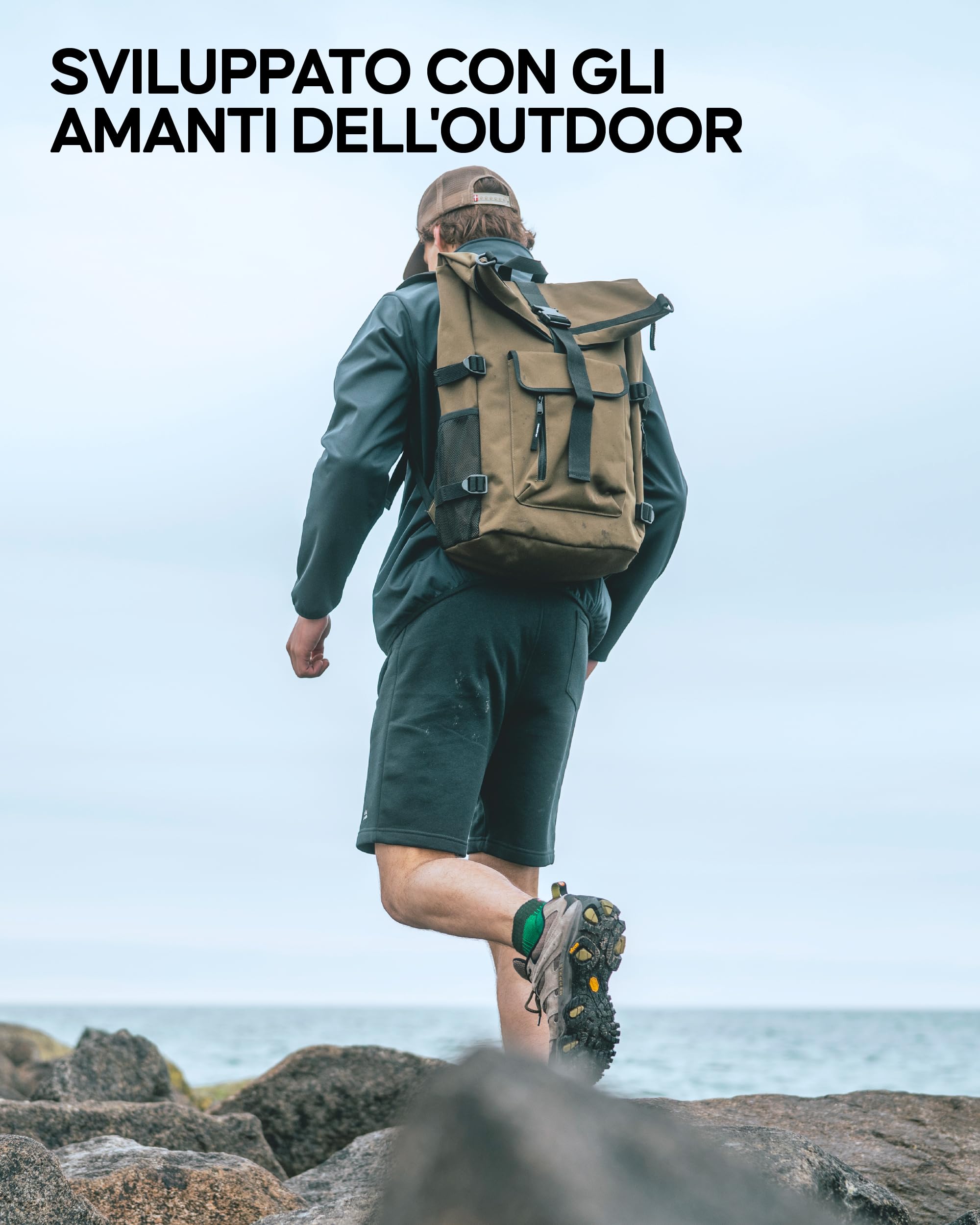 DANISH ENDURANCE Set di Calzini da Trekking in Lana Merino, Corti, Medi e Lunghi, Traspiranti, per Uomo e Donna