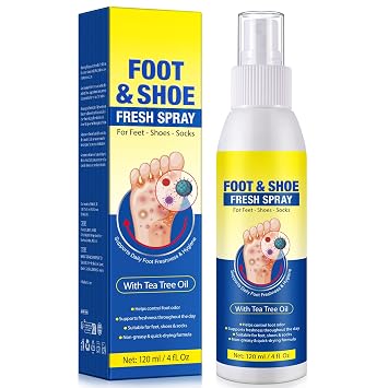 Foot & Shoe Fresh Spray with Tea Tree Oil, 120ml/4 fl oz