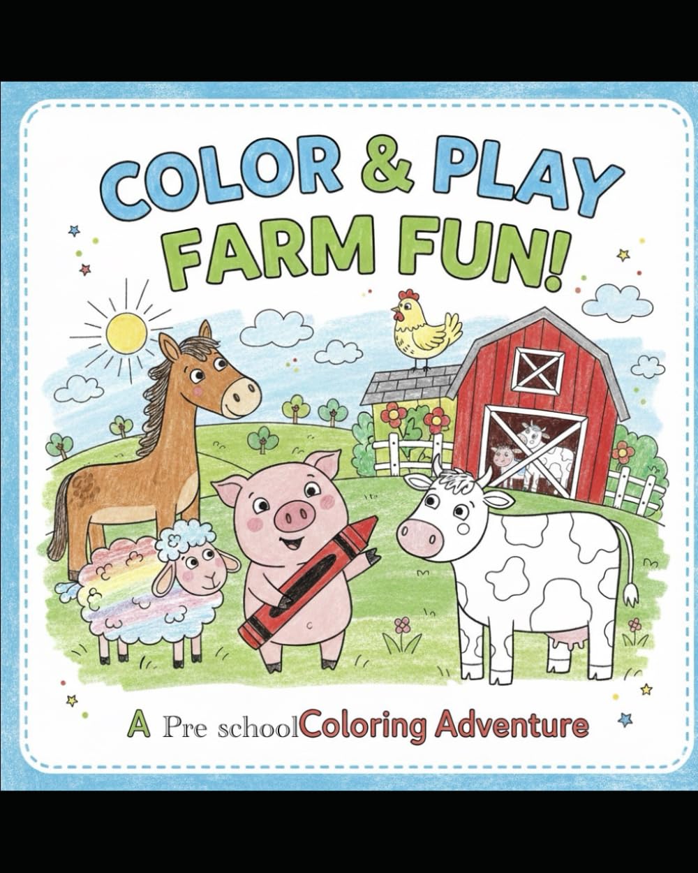 Color And Play Farm Fun