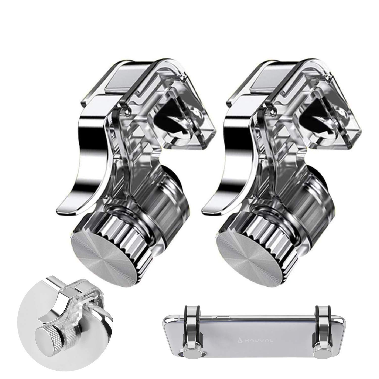 SPYKART® PUBG Gaming Trigger for PUBG Mobile R11 Mobile Controller Button Trigger for Mobile - Metal-image-31