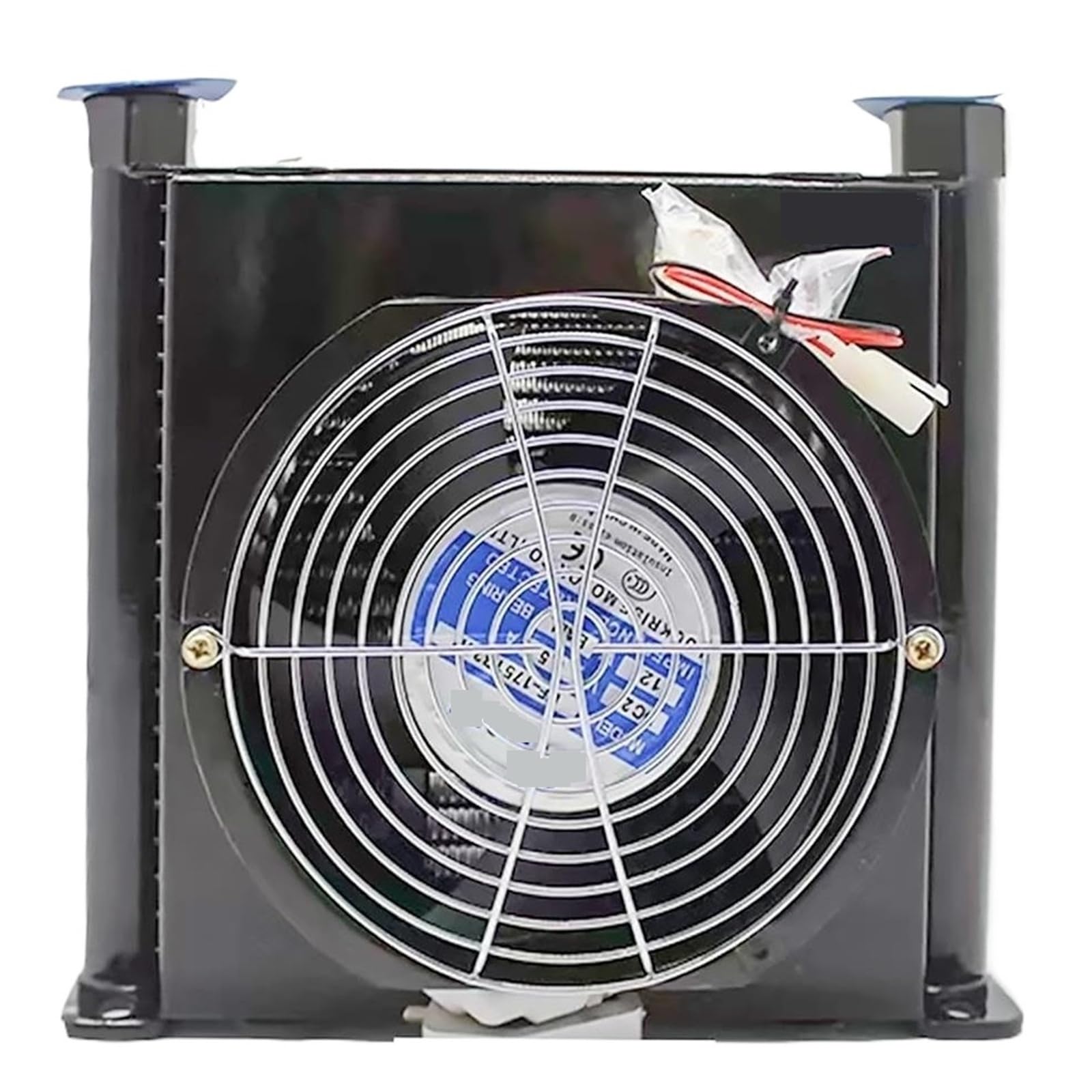 Yxzkjzj 220V Al608t/Al404t Hydraulic Radiator System Air Cooler Plate Fin Hydraulic Aluminum Oil Coolers High-Power Wind Cooling(Al404t A Half,)