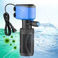 Filtro de aquário, filtros de aquário de 210 GPH para aquários e tanque de peixes de 15 a 75 galões - Bomba submersível ultra silenciosa, filtro de sussurro de água salgada e doce tudo em um