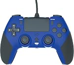 Wired Controller Gamepad for Playstation 4 with Advanced Programming Buttons Dual Vibration Shock Joystick Gamepad for PS4/PS4 Slim/PS4 Pro and PC (Blue)