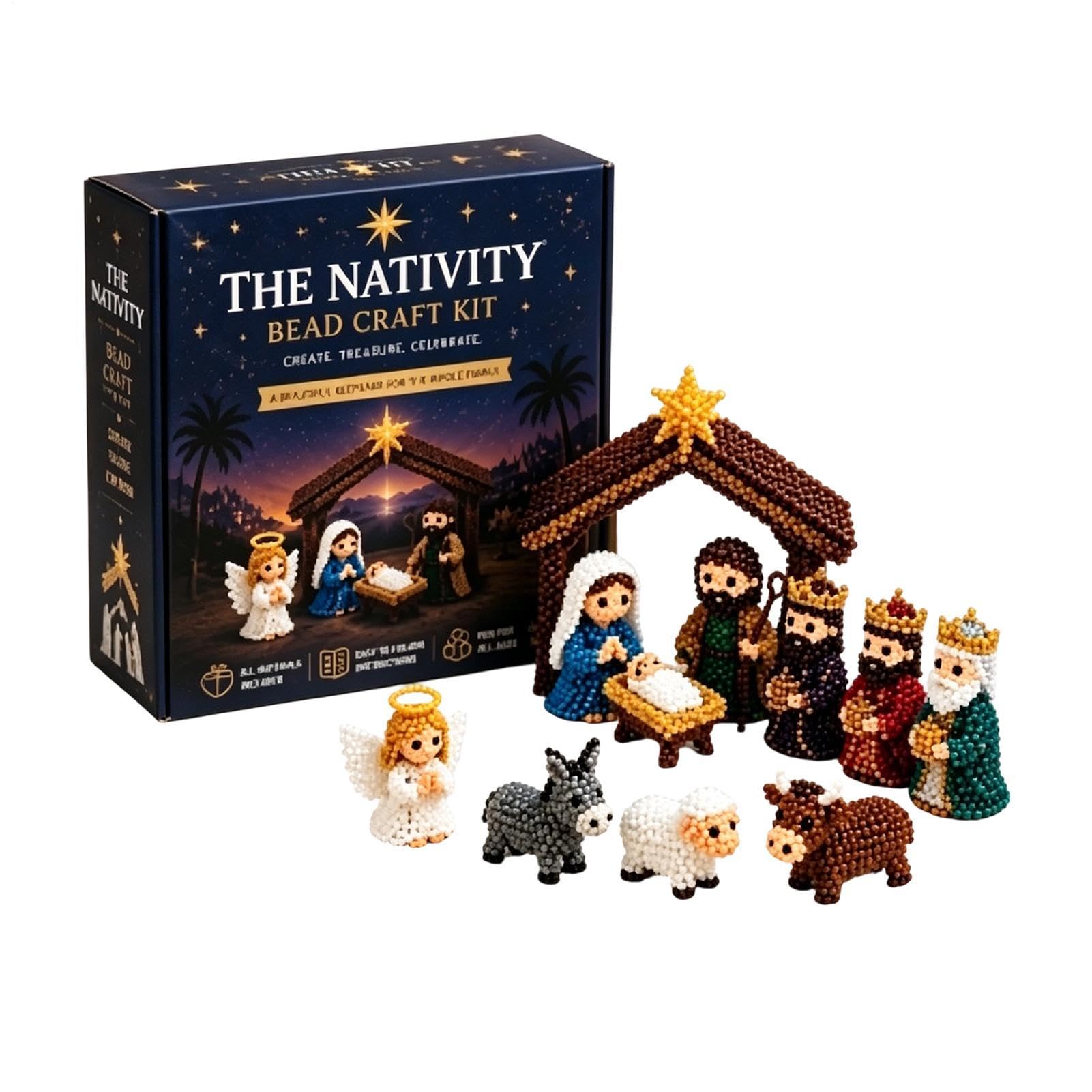 Set de arte de bisutería de animales 3D para regalar a entusiastas de las manualidades