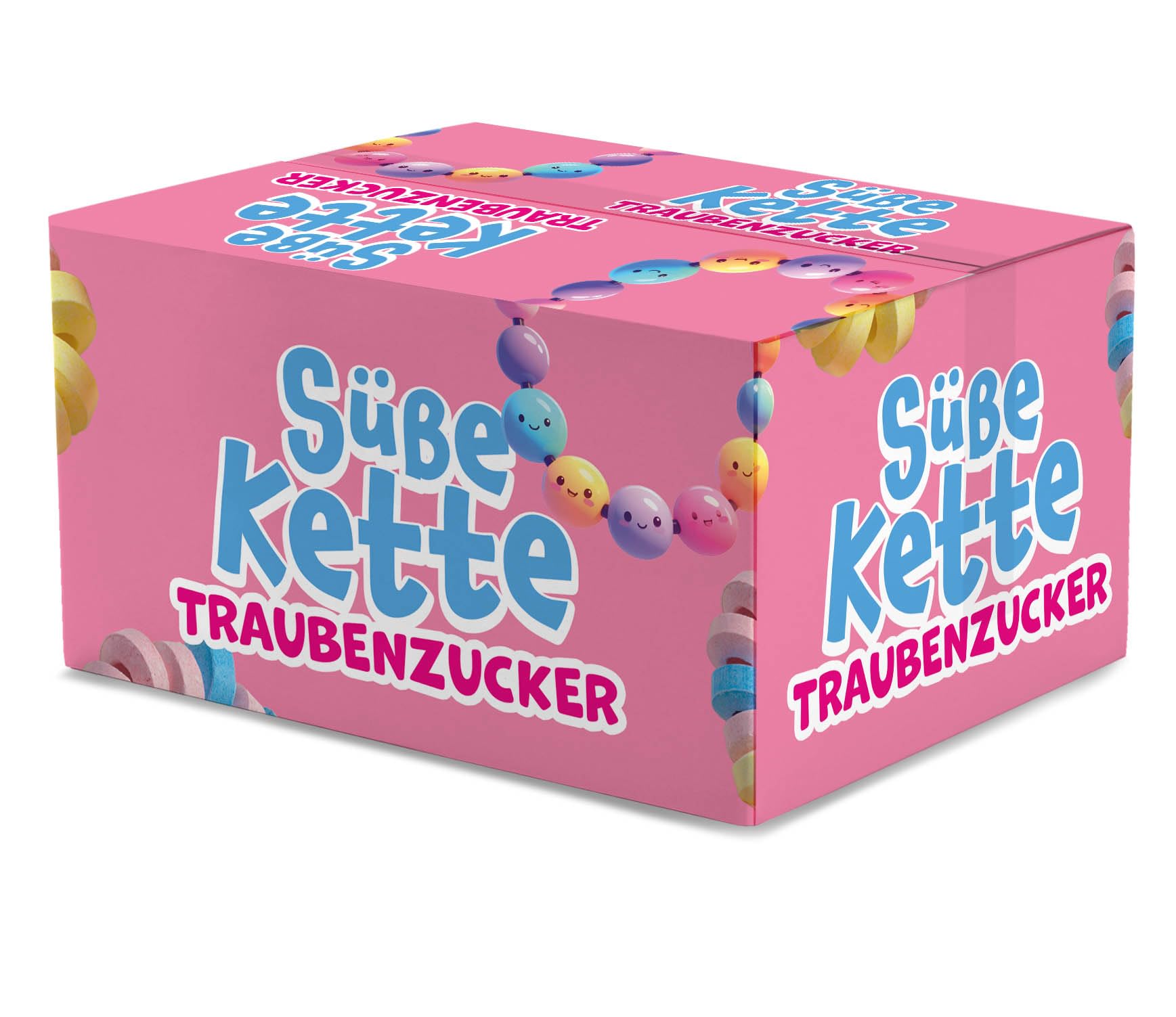 Tise Süsswaren Süße Ketten aus Traubenzucker 8x40 Stück (5440g)