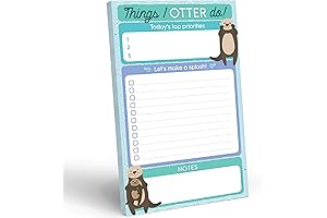 Daily To Do List Notepad: The Otter Way to Keep Track of Tasks and Appointments