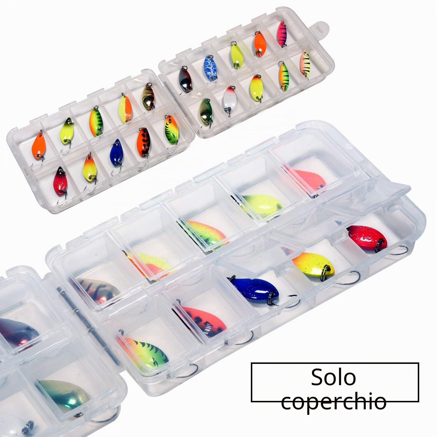 THKFISH 12 Pezzi/20 Pezzi/15 Pezzi Cucchiaino Esca da Pesca Esche Artificiali Spinning Pesca Cucchiaini Jig per Trota Lago
