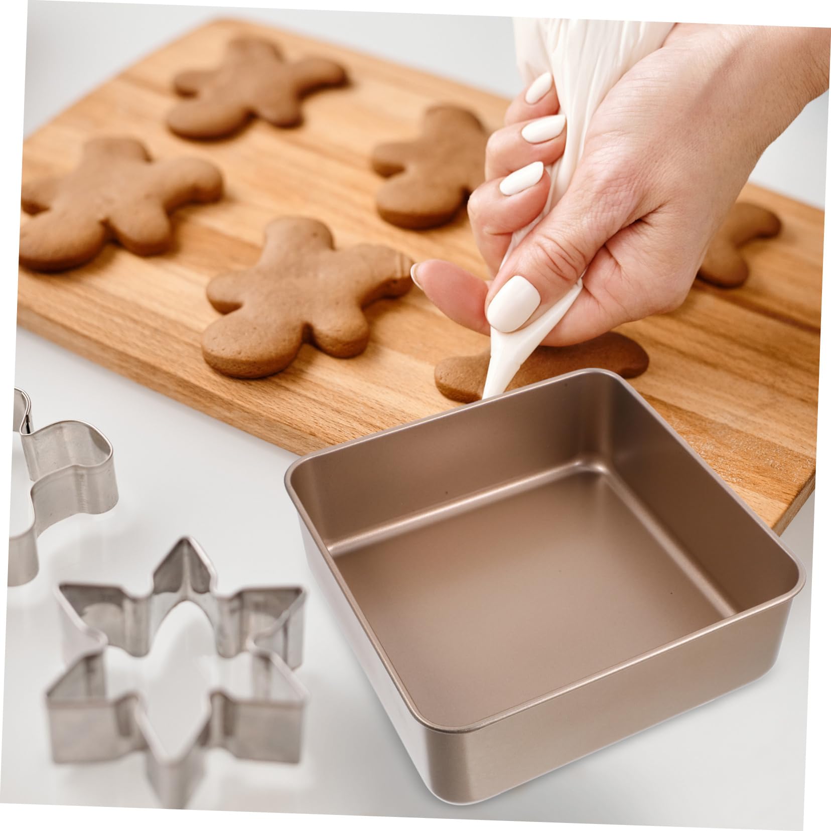 Teglia Da Forno Alta Antiaderente Per Torte e Biscotti Piastra Da Cottura Multifunzionale Per Cucina Per Cottura Refrigerazione e Microonde
