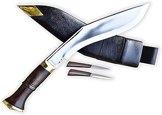 Genuine Kukri Knife - 11 Inch Blade World War II Rose Wooden Handle Kukri/Khukuri - Handmade in Nepal - GK&CO. Kukri House