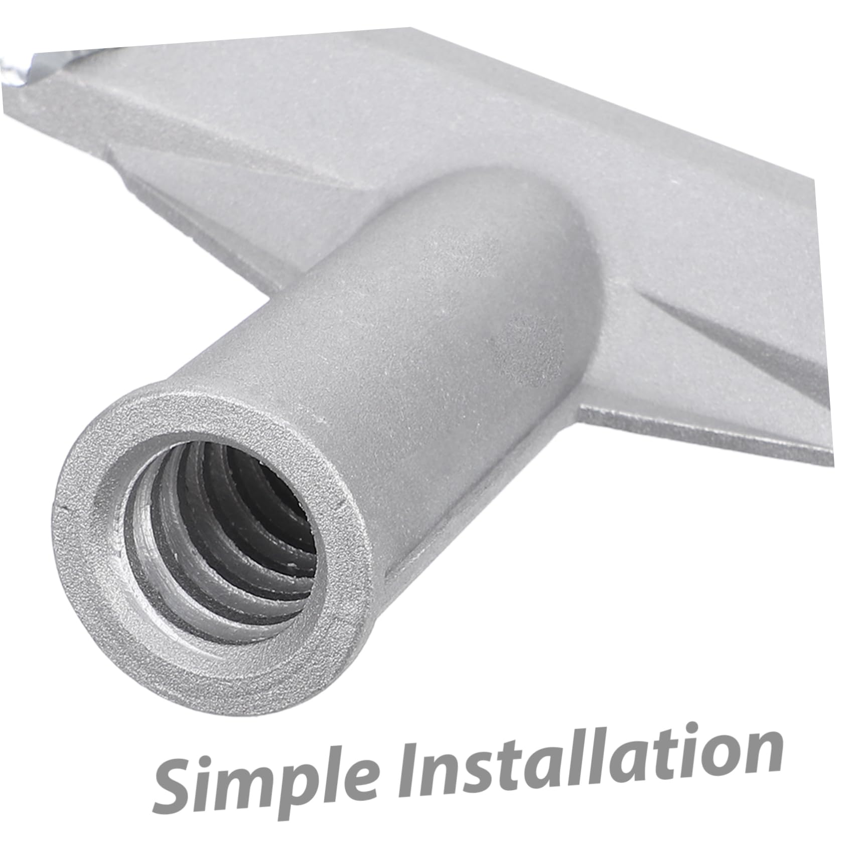 jojofuny Aluminium Alloy Roller Brush Adapter and Broom Handle Connector for Secure Fit and Enhanced Cleaning Efficiency with Easy Installation - Image 4