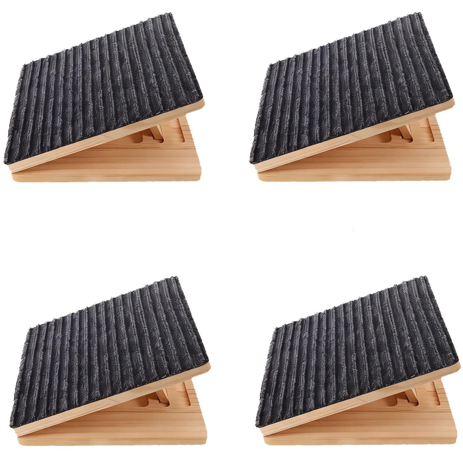 Rampa per Cani in Legno con Superficie Antiscivolo in Moquette – Rampa Inclinata Bassa per Cani di Piccola Taglia, Ideale per Scale, Gradini e come Supporto per Animali Feriti o Anziani (3)