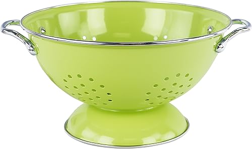 Miniatura 50 de Colador de Reston Lloyd, color azul índigo, 1 Cuarto de galón, Rojo Rojo -,Índigo,Limón,Naranja,Negro