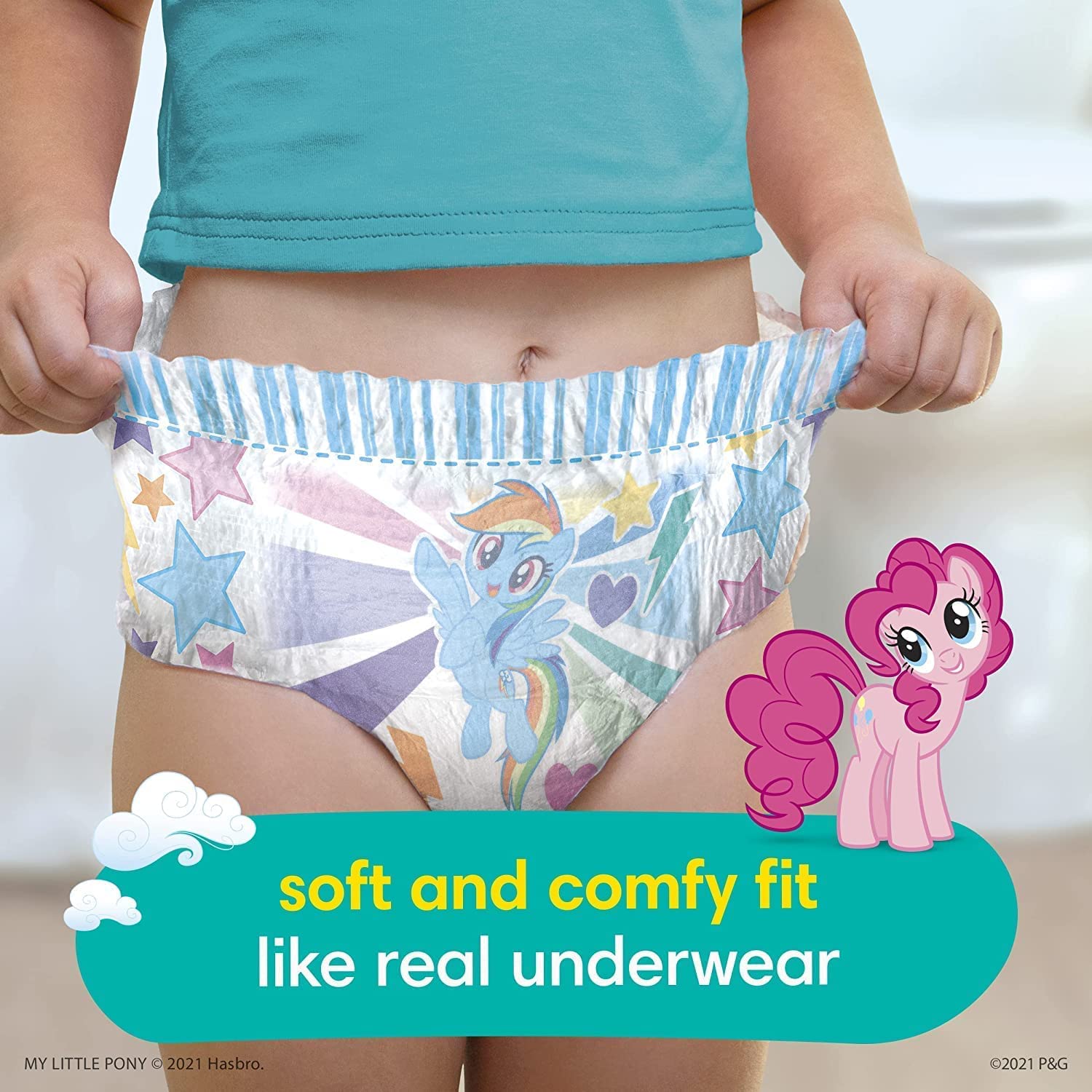 Pampers Easy Ups Training Underwear Girls Size 6 4T5T, 86 Count - 4