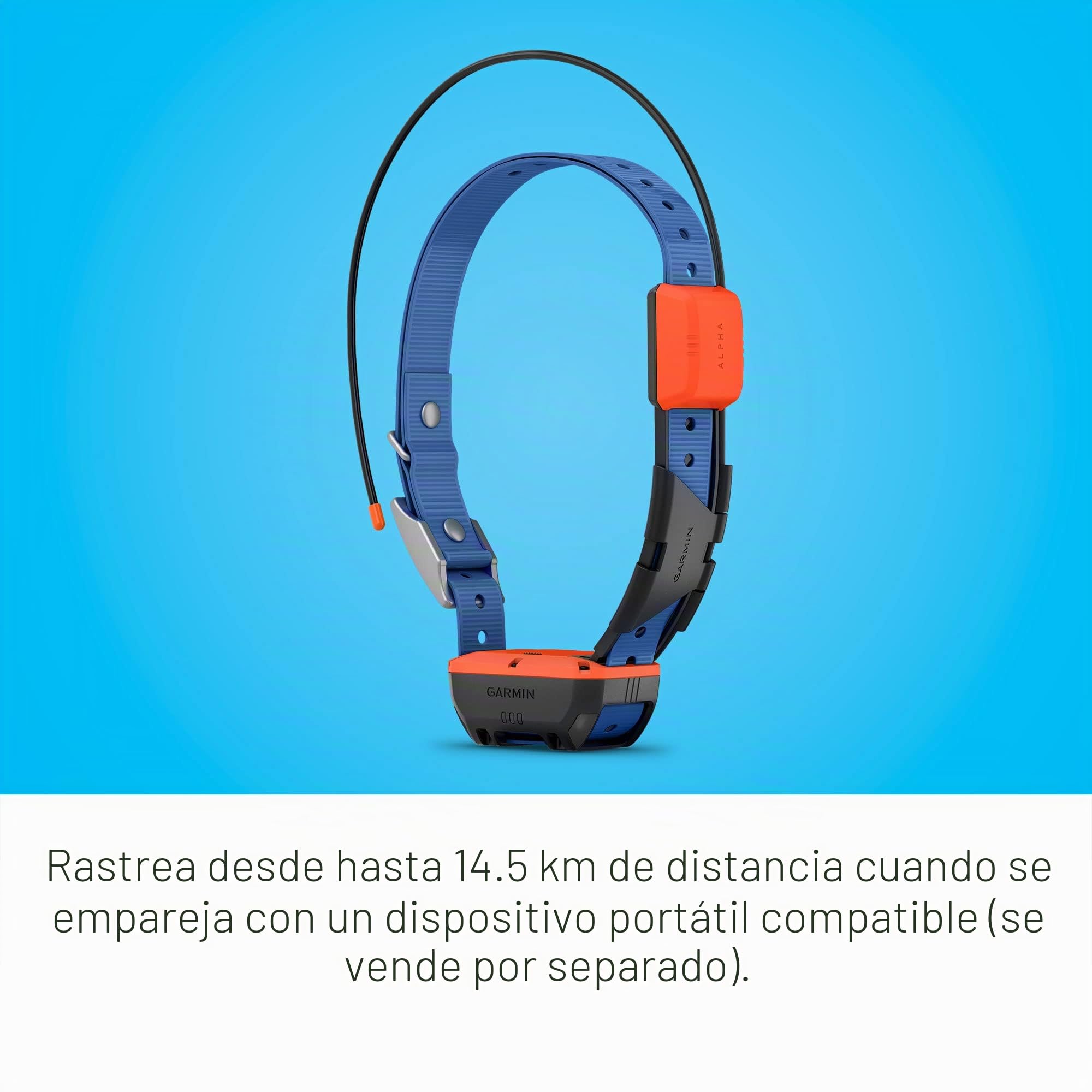 Garmin Alpha® T 20, collar de seguimiento GPS para perros | Rastrea a tu perro hasta 9 millas con una mano compatible (se vende por separado)