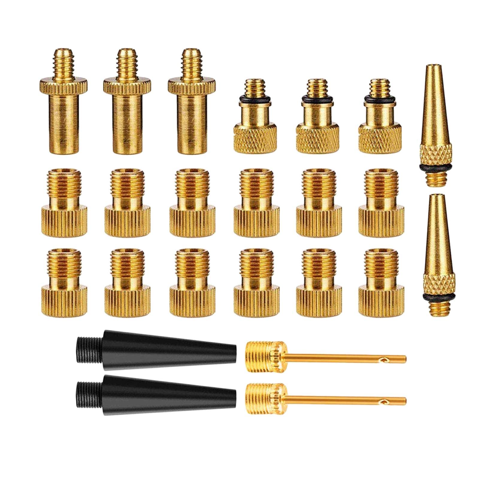 calandis Calandis™ Brass Adaptor Presta Schrader Bicycle Valve Converter Bike Pump 24Pcs Set 2 | Pumps | Bicycle Accessories | Cycling-picture-16