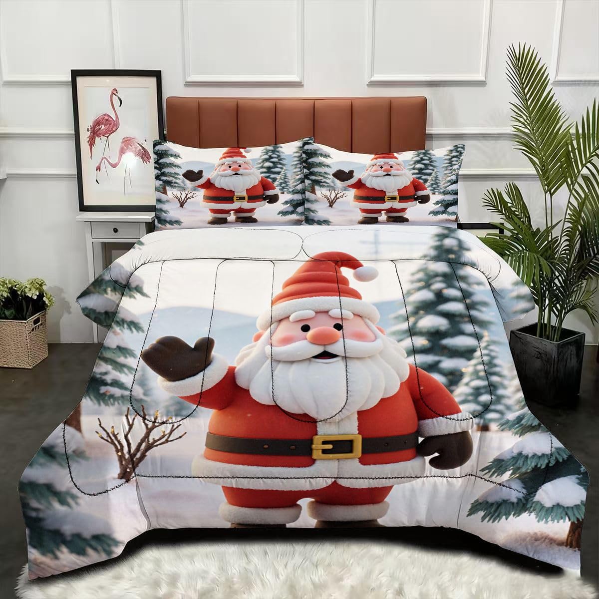 Couette 240 x 260 cm hypoallergénique en microfibre lavable pour calmer les peaux sensibles