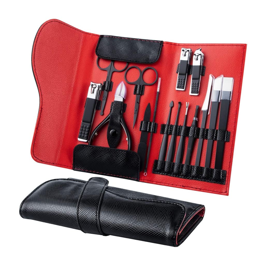 Manicure Set Nail Clippers Pedicure Kit Stainless Steel Professional Grooming Care Clipper Tool for Men Women